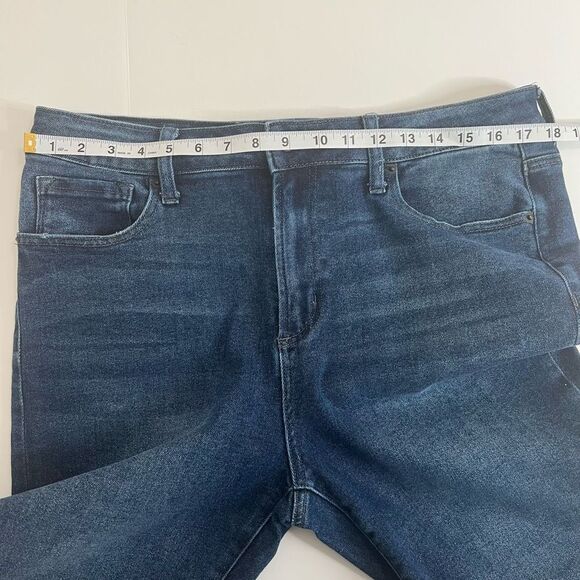 Maxstudio Indigo Women's Dark Wash High Rise Skinny Denim Jeans Size 16 - Picture 11 of 13